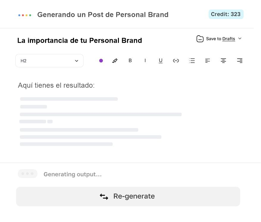 Crea, Edita, Exporta.